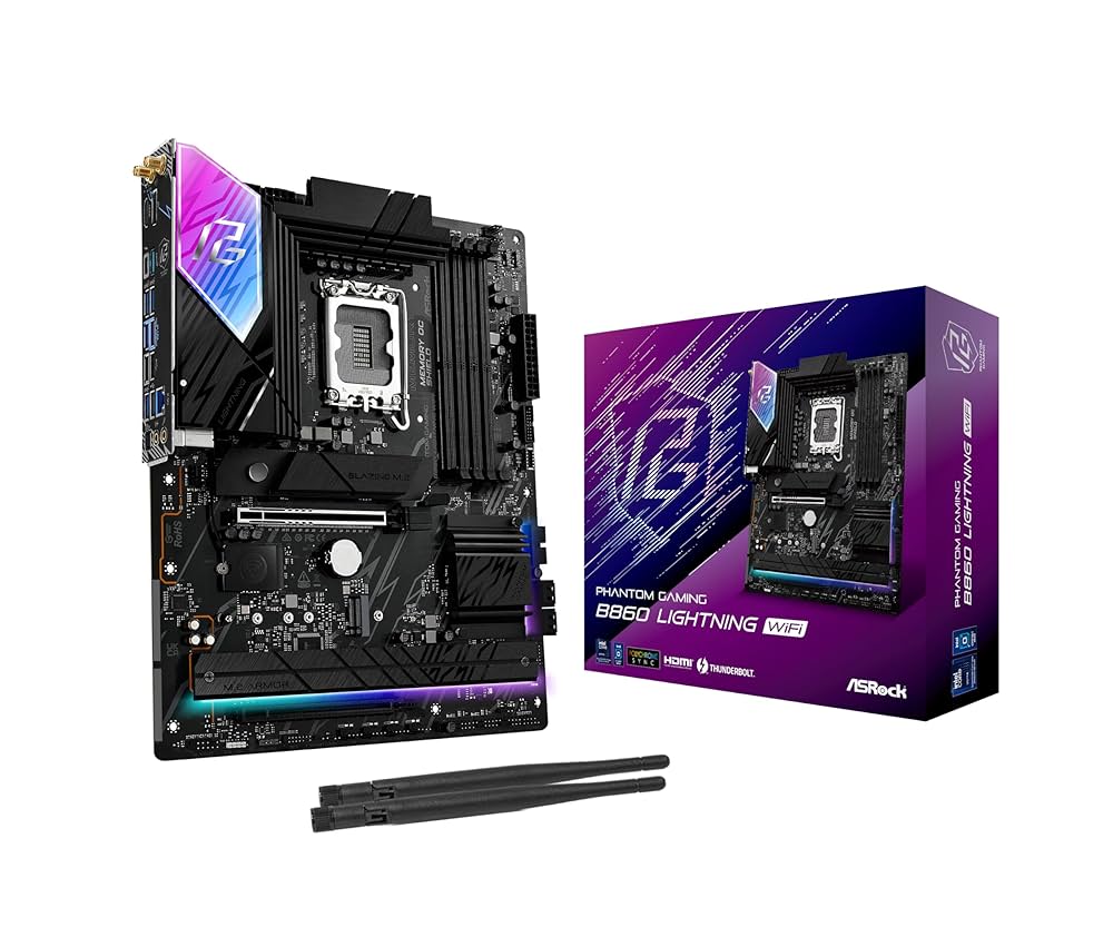 Amazon | ASRock Phantom Gaming B860 Lightning WiFi 6E Intel